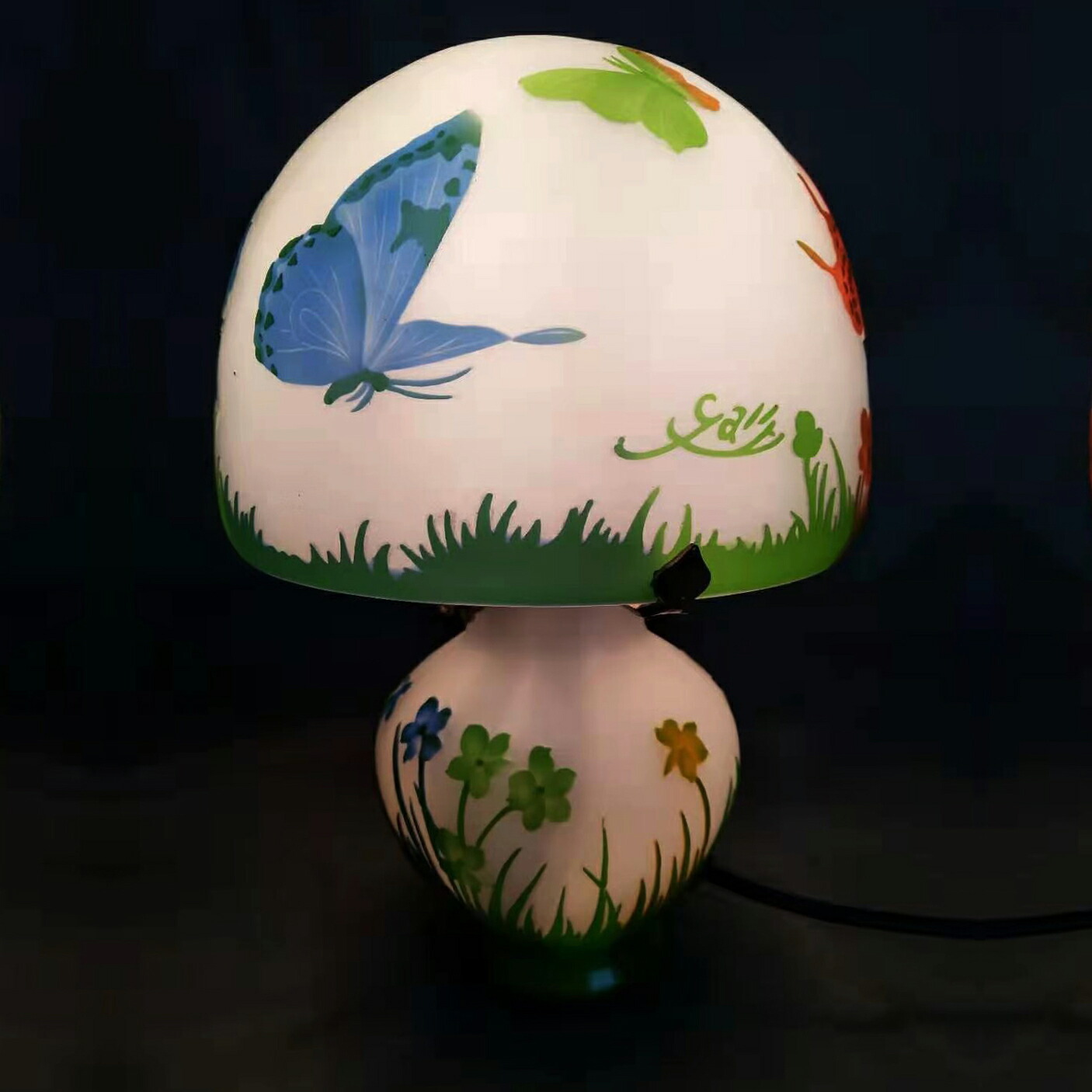 新品 アールヌーボーランプ エミール ガレ ドーム ナンシー ナイトスタンド アンティーク家具 テーブルランプ 西洋美術 Psicologosancora Es