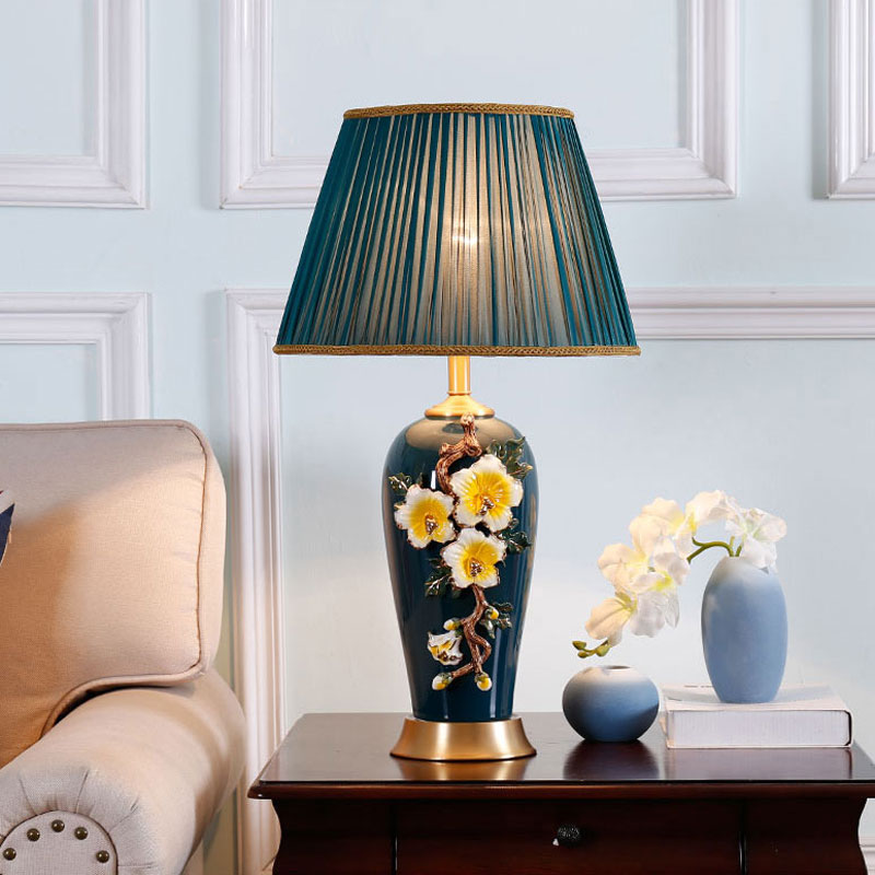 楽天市場】エナメルセラミック照明スタンドライト テーブルランプ