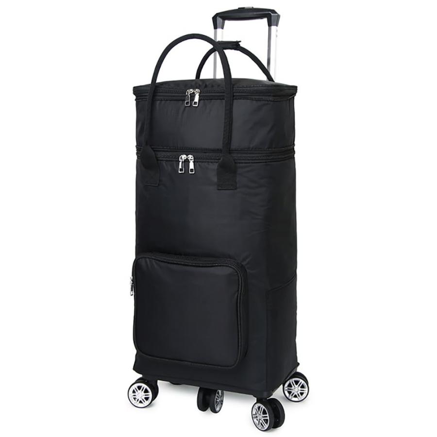 ショッピングカート 折り畳み 大容量 35L 買い物カート ショッピングキャリー 防水 保冷保温 5輪 静音 横押し 高齢者 女性 軽量 持ち運｜NANA-LIFE
