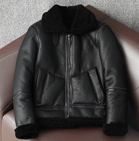 楽天市場】発送☆羊革☆レザージャケット☆黒☆パイロット☆B3空軍飛行