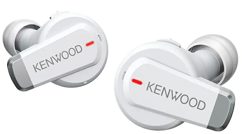 完全ワイヤレス イヤホン ヘッドセット ケンウッド KENWOOD Bluetooth ノイズキャンセリング対応 KH-BIZ70T-W ホワイト
