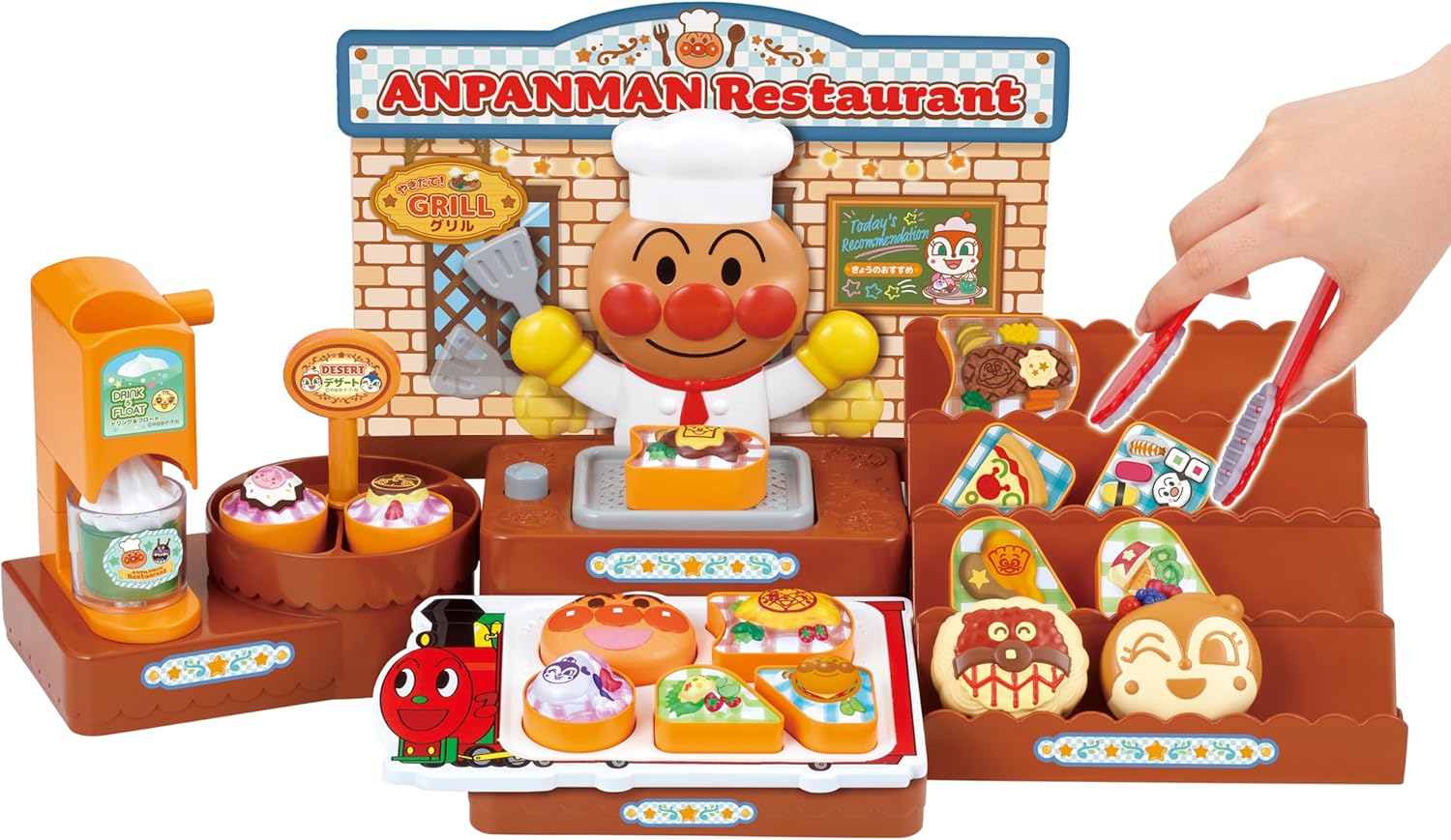 おもちゃ アンパンマン セガトイズ お料理いっぱい つくってならべて できたて アンパンマンレストラン 3歳から 誕生日 記念日 プレゼント ギフト 男の子 女の子 ごっこ遊び お店 お店屋さん