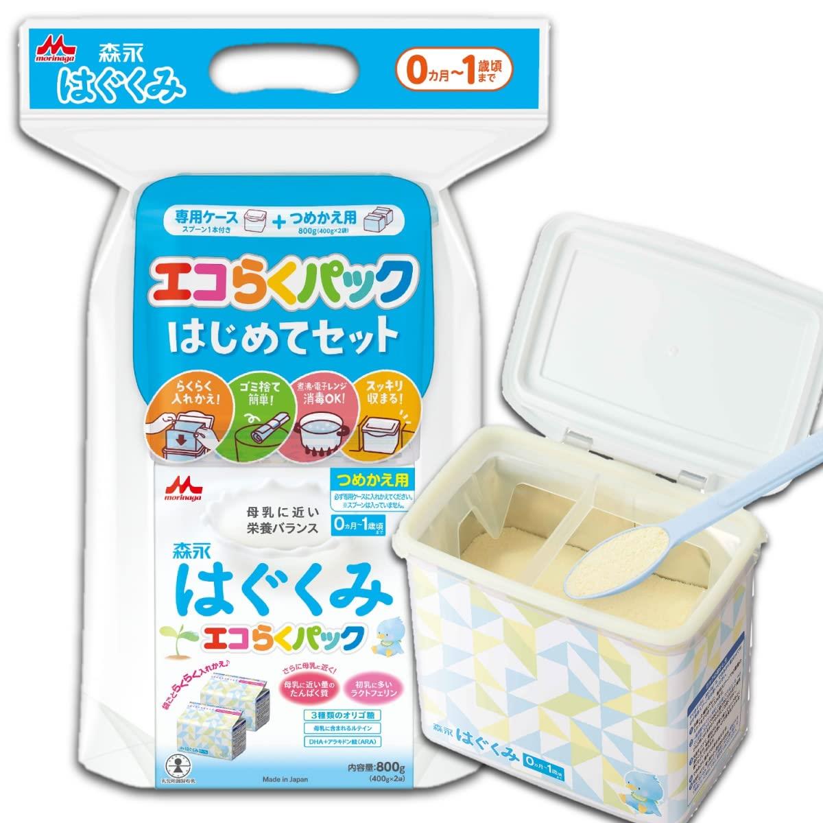 楽天市場】森永 はぐくみ エコらくパック つめかえ用 1箱 【3980
