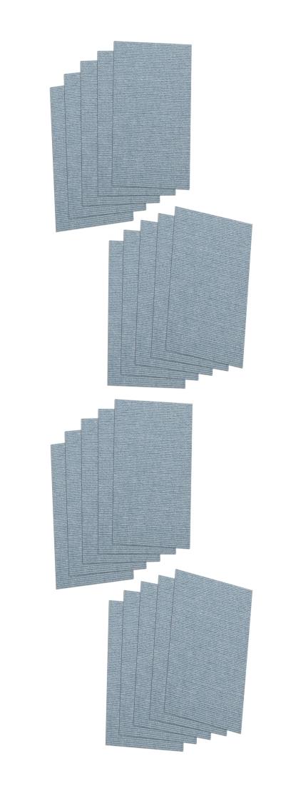 サンコー おくだけ吸着 獣医師推奨 ペット用撥水タイルマット 30cm×30cm 20枚入 メランジブルー 犬 猫 サンコー カーペット 【日本製 撥水 消臭 洗える ハサミでカット可】 KX-60