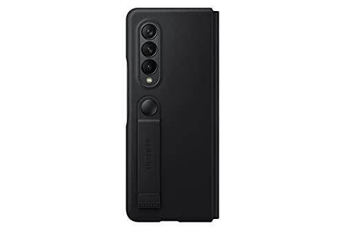 Galaxy Z Fold3 5G Leather Flip Cover｜黒いこと｜スマホケース｜Samsung完全無欠 国内定まり品｜ EF-FF926LBEGWW