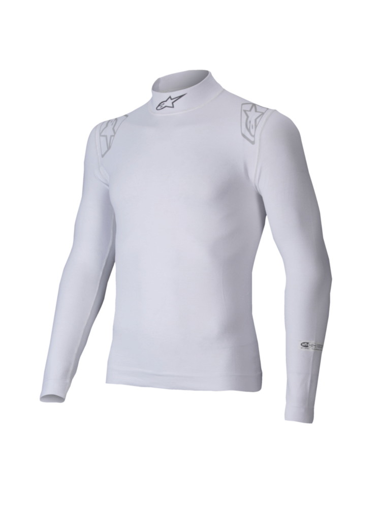 alpinestars(アルパインスターズ)　ZX EVO V3 TOP LS FIA UNDERWEAR WHITE サイズ：XS/S 品番：4750325-20-XS/S