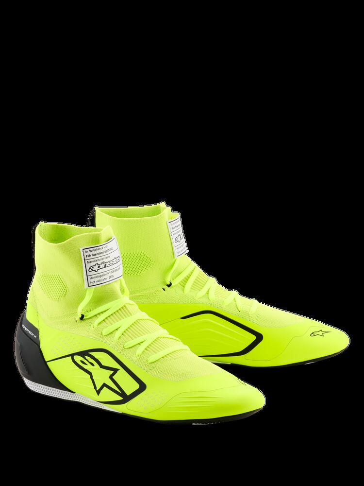 alpinestars(アルパインスターズ)　SUPERTECH K KART SHOES YELLOW FLUO BLACK WHITE サイズ：11 品番：2710526-550-11