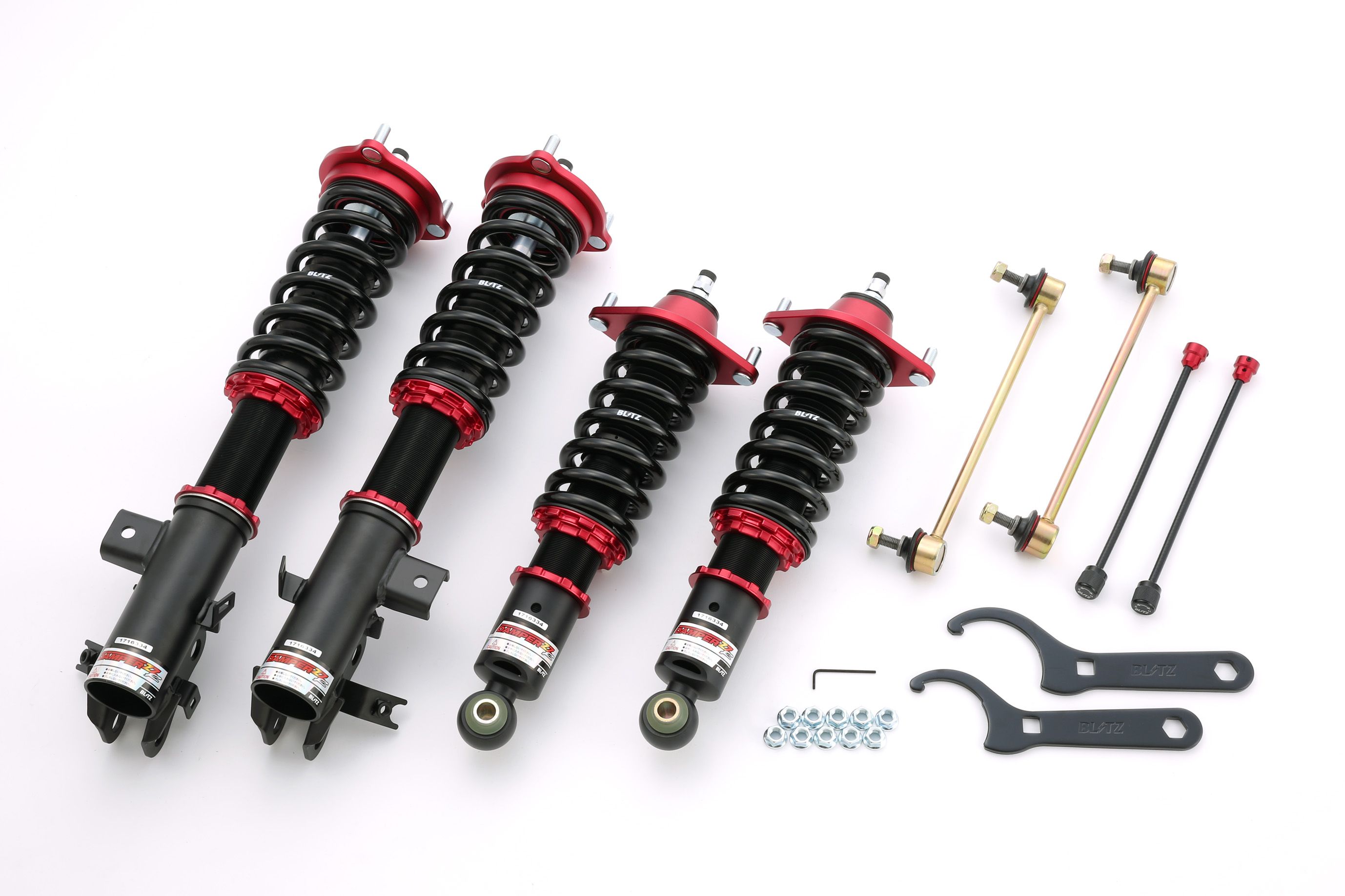 [個人宅配送可能]BLITZ(ブリッツ) 車高調キット ZZ-R ホンダ ジェイド FR4 15/02-18/05 品番：92357
