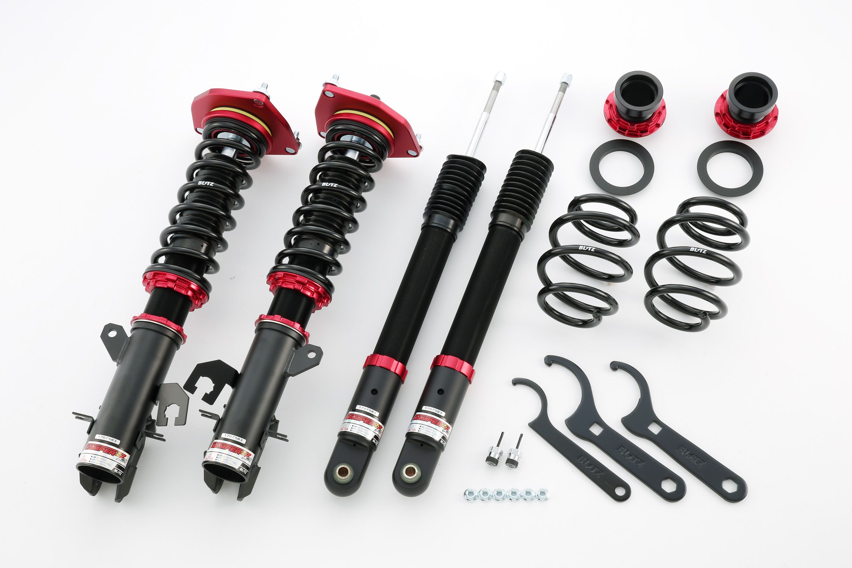 [個人宅配送可能]BLITZ(ブリッツ) 車高調キット ZZ-R 日産 キューブキュービック BGZ11 03/09-08/11 品番：92456｜ななこ屋店