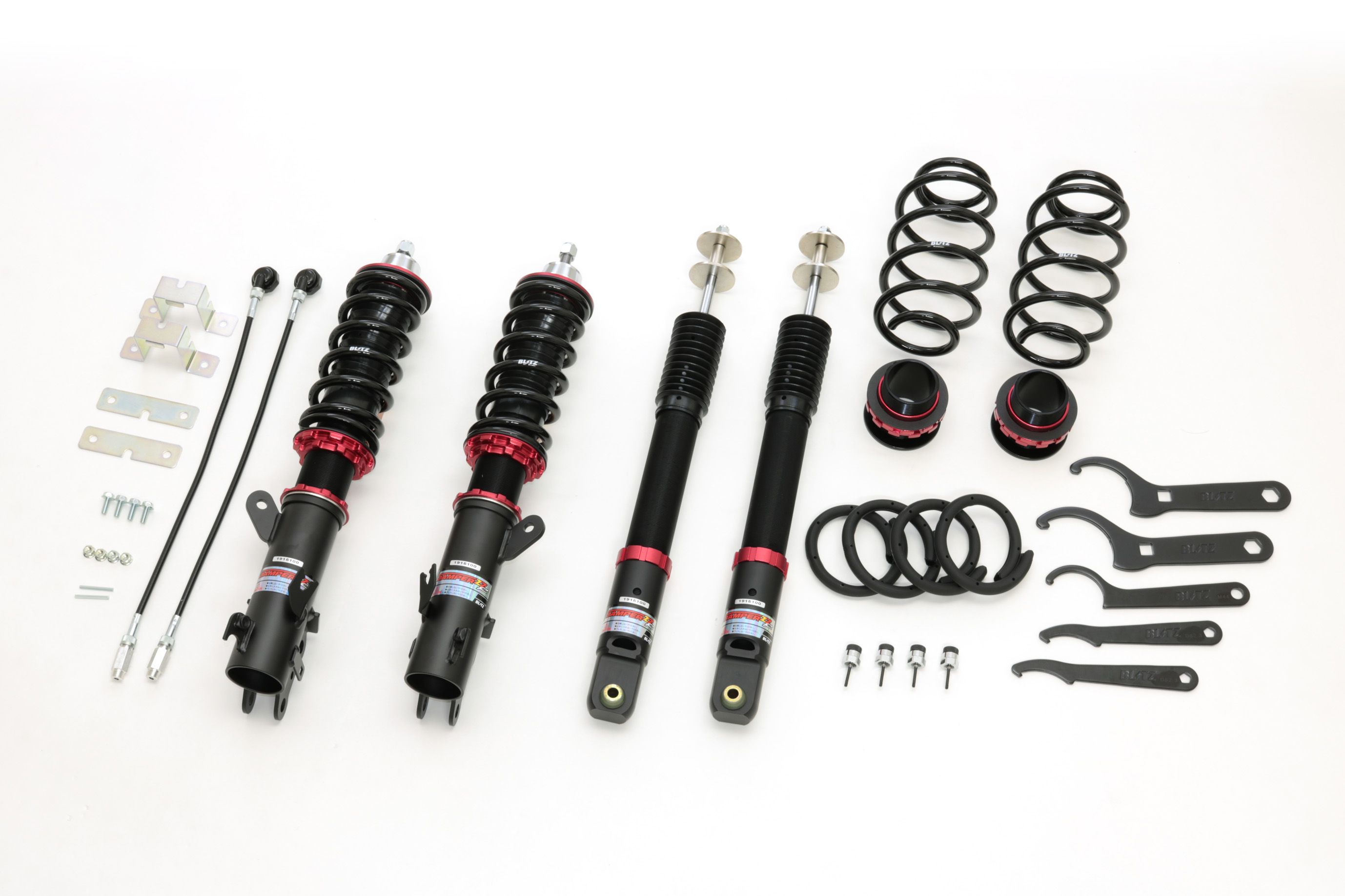 [個人宅配送可能]BLITZ(ブリッツ) 車高調キット ZZ-R ホンダ N-WGN JH4 22/09- 品番：92542