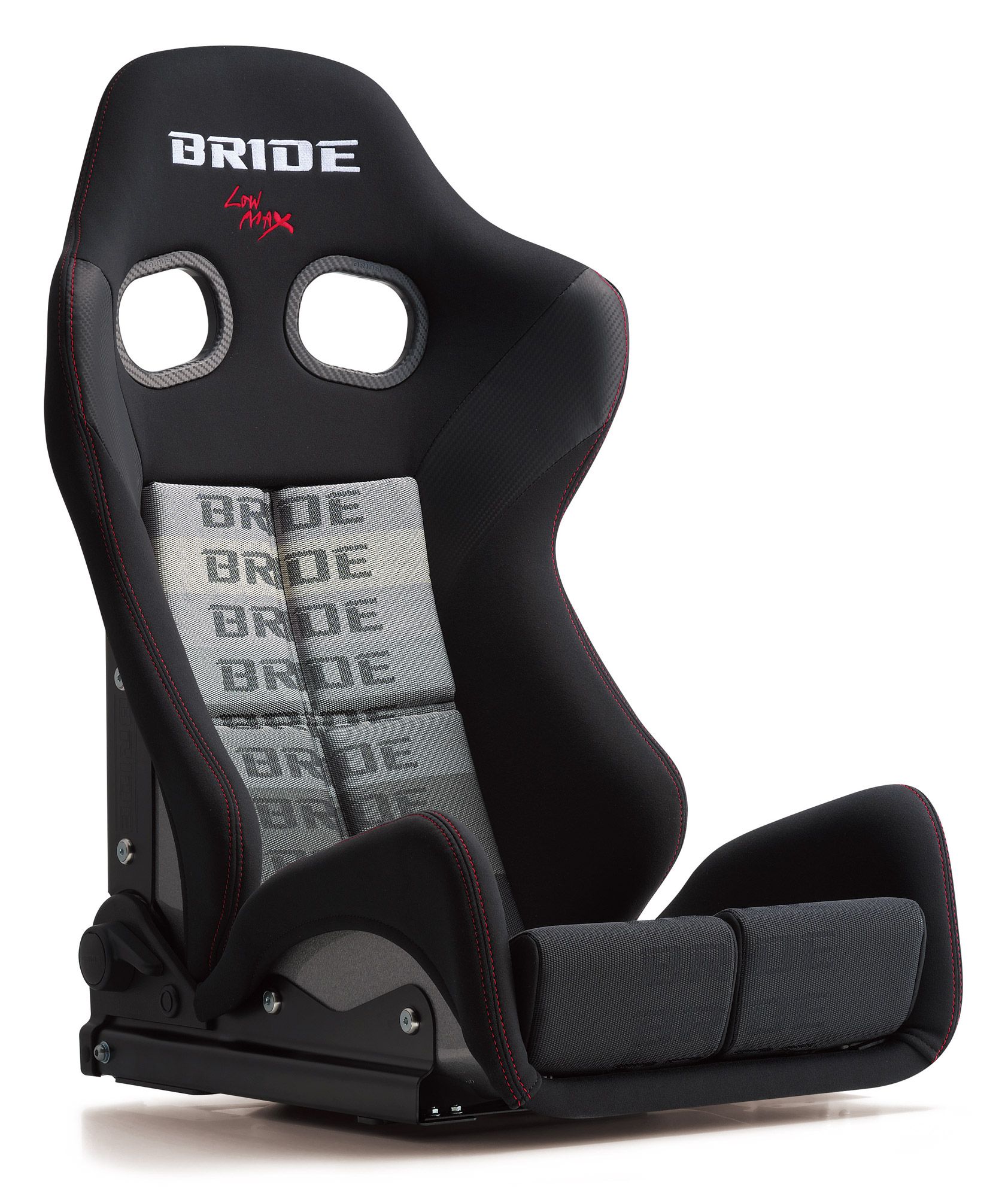BRIDE(ブリッド) リクライニングシート GIASIII FRP製 シルバーシェル グラデーションロゴ スタンダードクッション 品番
