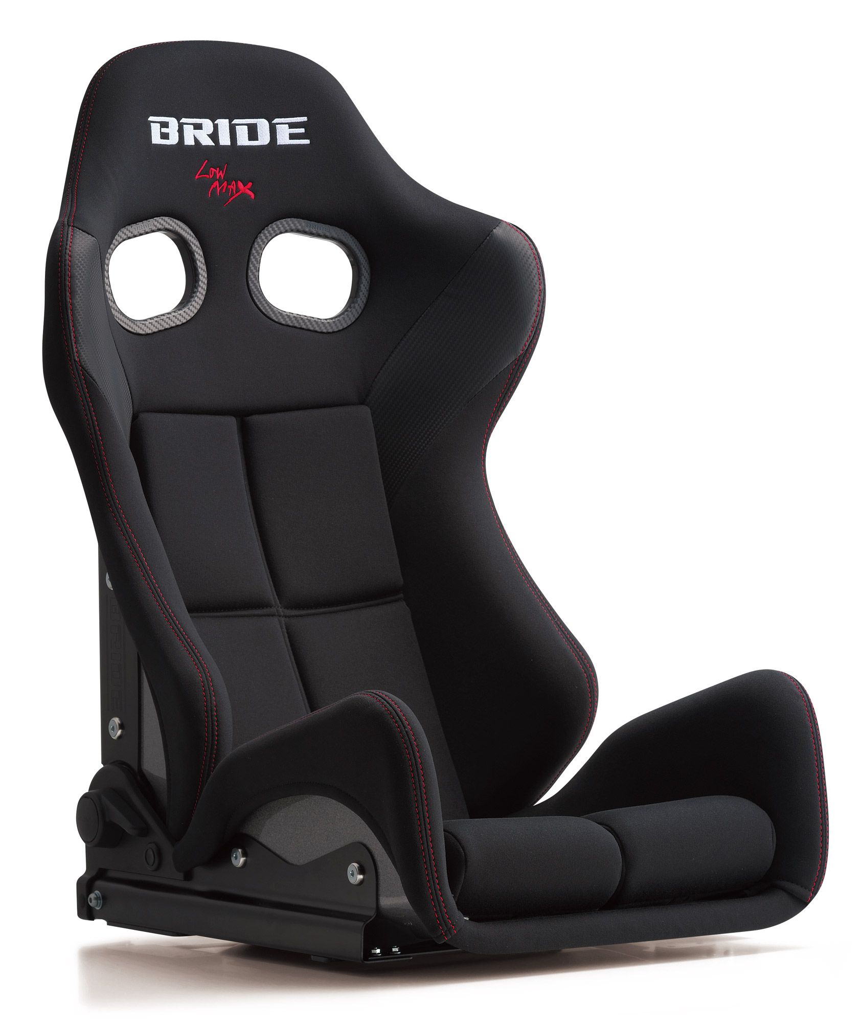BRIDE(ブリッド) リクライニングシート GIASIII FRP製/シルバーシェル ブラック ロークッション 品番：G62ASF｜ななこ屋店