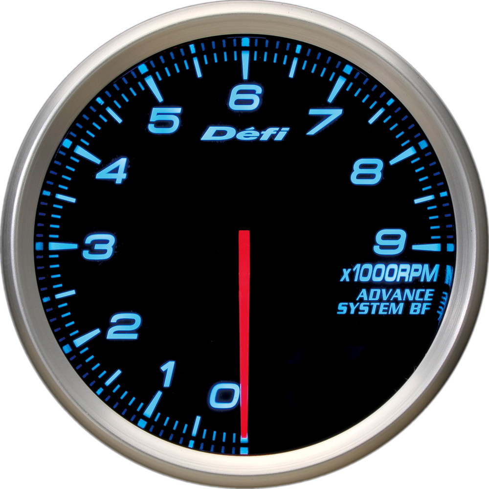 Defi(デフィ) ADVANCE BF φ80 タコメーター9000rpm ブルー照明　品番：DF10903｜ななこ屋店
