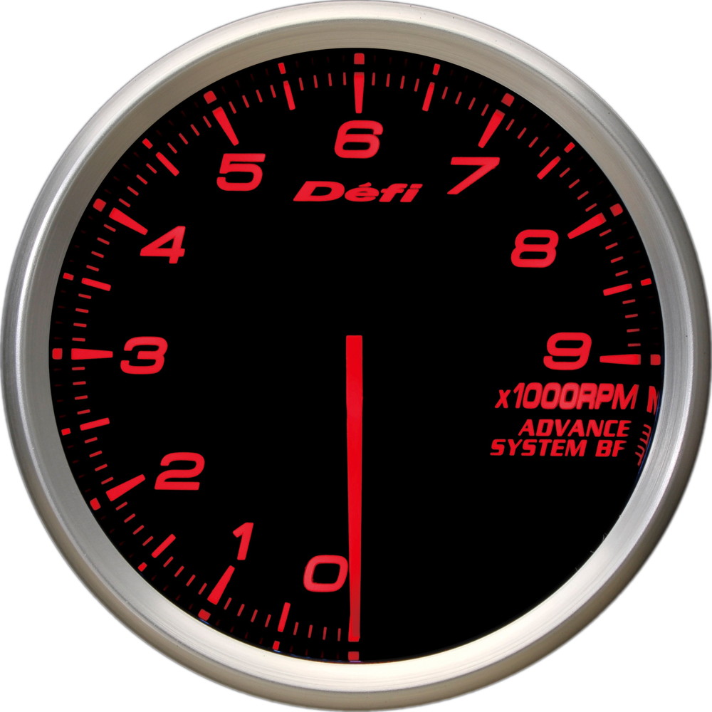 Defi(デフィ) ADVANCE BF φ80 タコメーター9000rpm アンバーレッド照明　品番：DF10902