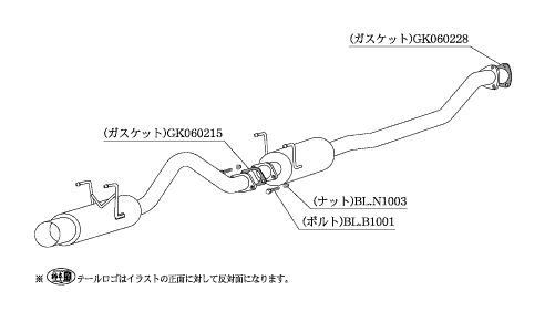 柿本 改 マフラー HYPER FULLMEGA N1+Rev. ホンダ インテグラ LA/ABA-DC5 01/7-07/2 ※配送先制限あり 品番:H31351|ななこ屋店