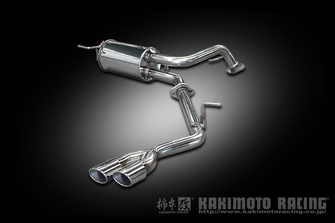 [個人宅配送可能] 柿本 改 マフラー KRnoble Ellisse ブラックダイヤ ホンダ ステップワゴンスパーダ DBA-RK5 10/4-15/4 品番：H52387C