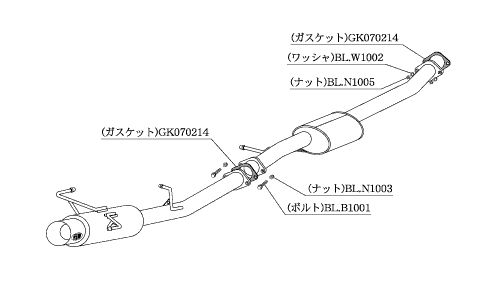 楽天市場】HKS サイレントハイパワー エキゾースト マフラー 日産 ER34