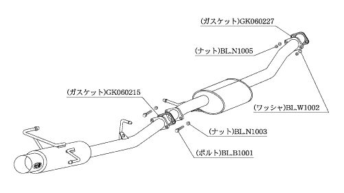 [個人宅配送可能] 柿本 改 マフラー HYPER FULLMEGA N1+Rev. 日産 シルビア GF-S15 99/1-02/8 品番：N31357 49,368円