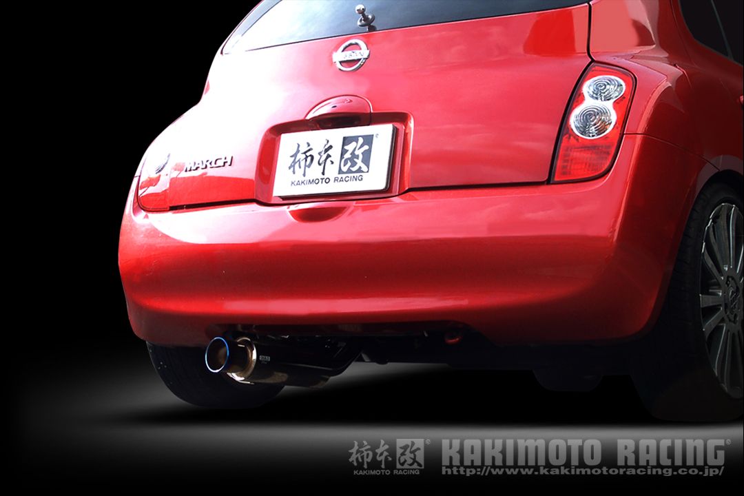 [個人宅配送可能] 柿本 改 マフラー GTbox 06&S 日産 マーチ UA/CBA-BK12 02/5-05/8 品番：N42360