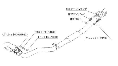柿本 改 センターパイプ 日産 マーチ UA/CBA-BK12 02/5-05/8 ※配送先制限あり 品番：NCP360