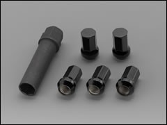 MUGEN(無限) HEPTAGON (#7) Nut Set CR-Z ZF1 2010/02- LFA 品番：08181-XXB-K0S0-BL｜ななこ屋店