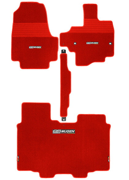 MUGEN(無限) スポーツマット レッド ベンチシート用 N BOXカスタム JF3/JF4 20/12- 品番：08P15-XNH-K2S0-RR