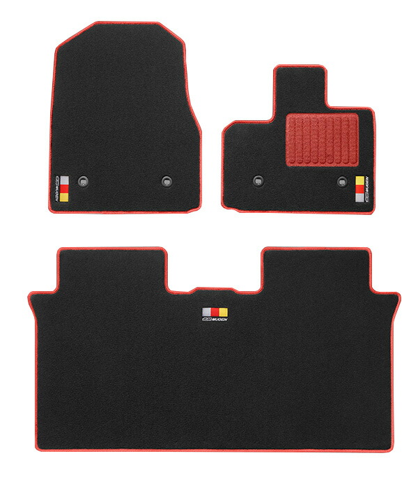 MUGEN(無限) スポーツマット ブラック×レッド N-ONE e JG5 25/09- 品番：08P15-XPE-K0S0-RD 19,513円