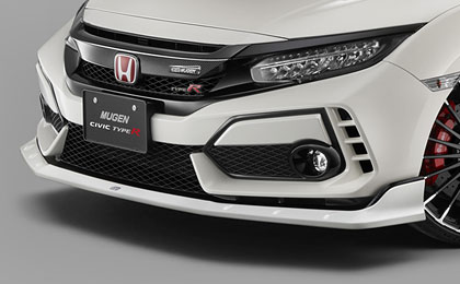 MUGEN(無限) フロントアンダースポイラー 未塗装 シビック FK8 20/10- ※配送先条件あり 品番：71110-XNCF-K0S0-ZZ
