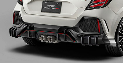 MUGEN(無限) リアアンダースポイラー 未塗装 シビック FK8 20/10- ※配送先条件あり 品番：84111-XNCF-K1S0-ZZ｜ななこ屋店