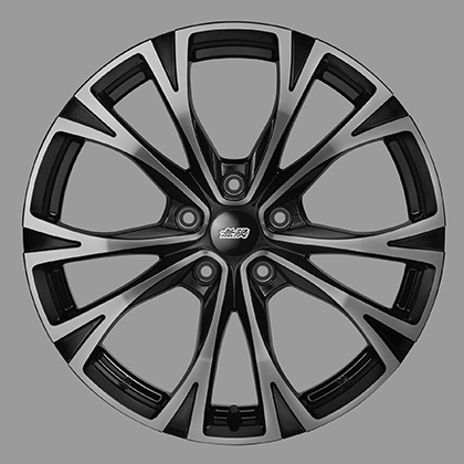 MUGEN(無限) アルミホイール MDW 18×7.5J 5H-114.3 +40 ステップワゴン RP6/RP7/RP8 22/05- 品番：42700-XNS-875X-40