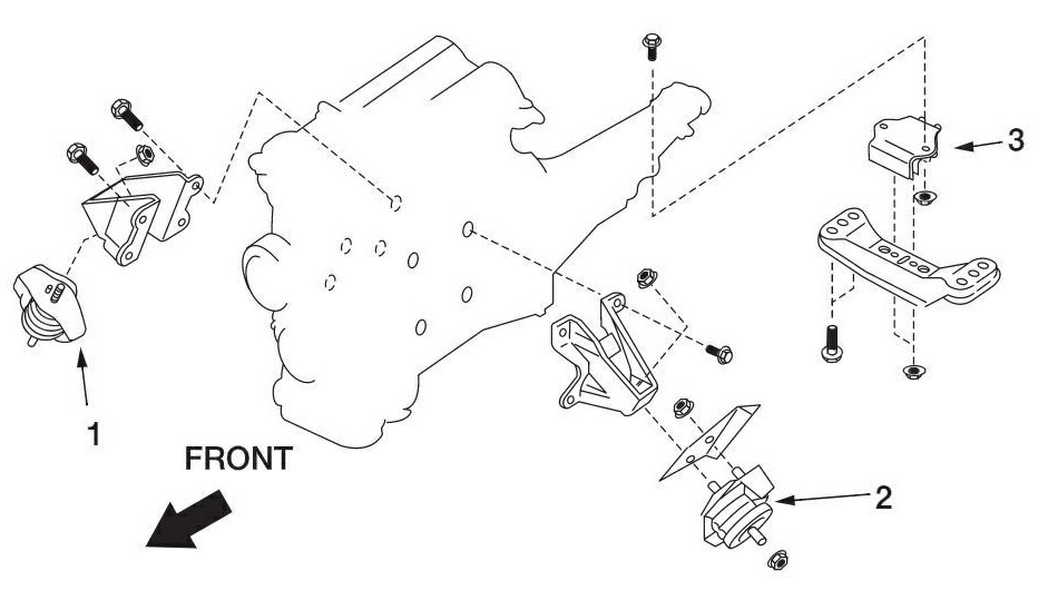 NISMO(ニスモ) 強化エンジンマウント フロント右 シルビア/180SX S13/RS13 品番:11210-RS520