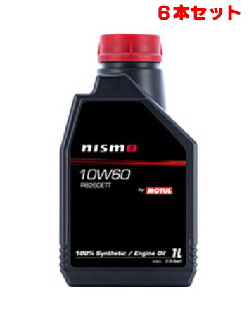 NISMO(ニスモ) エンジンオイル RB26DETT 10W60 1L×6本 品番：KL101-RN641
