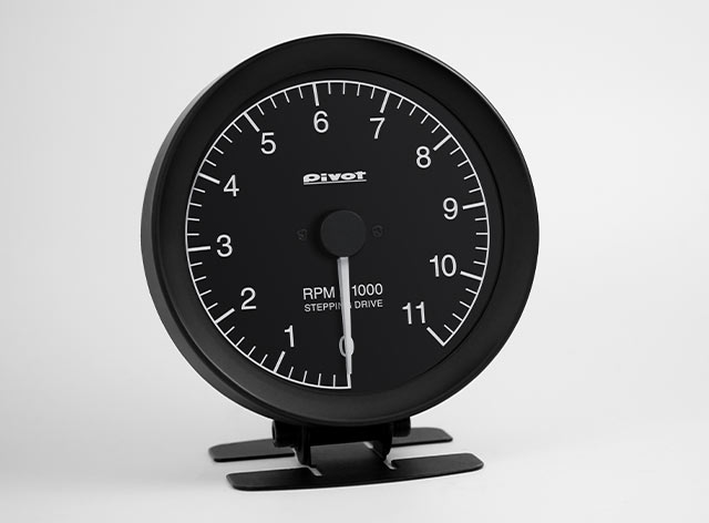 Pivot(ピボット) GT GAUGE-80 タコメーター φ80 【グリーン照明】品番：GST-8G