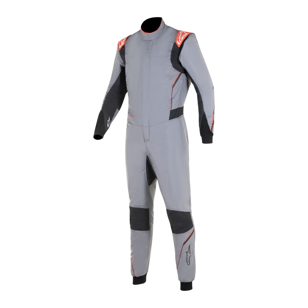 alpinestars(アルパインスターズ)　HYPERTECH V3 SUIT MID GRAY BLACK FLUO RED サイズ：44 品番：3350224-9114-44｜ななこ屋２号店