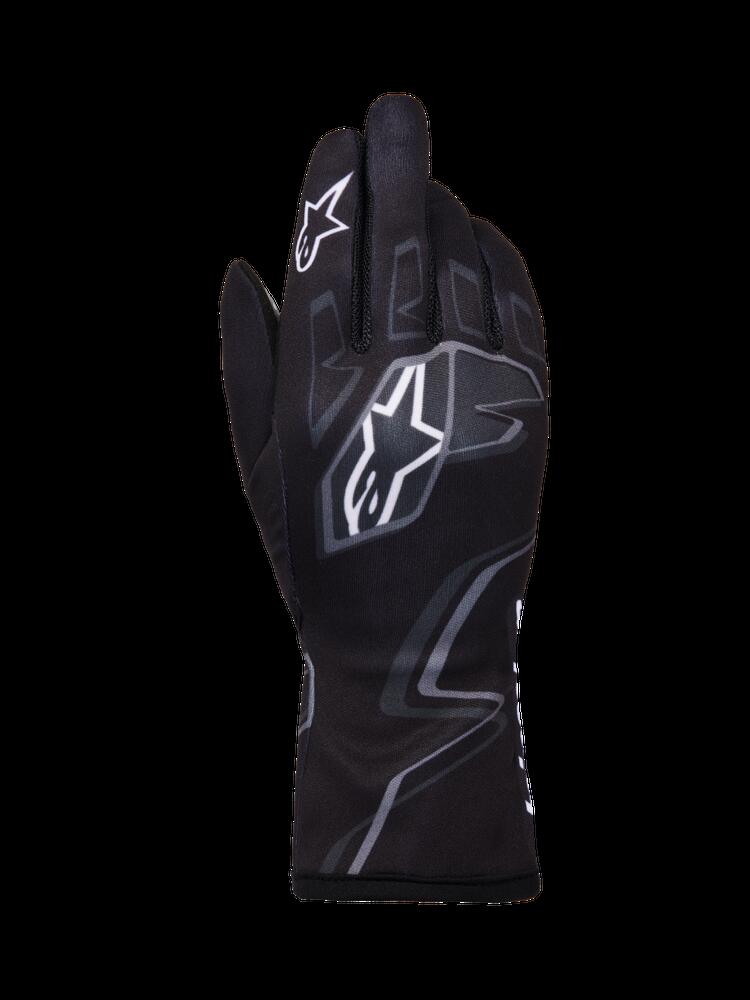 alpinestars(アルパインスターズ)　TECH-1 K RACE V2 GRAPHIC1 KART GLOVES BLACK TAR GRAY WHITE サイズ：XL 品番：3550326-1675-XL