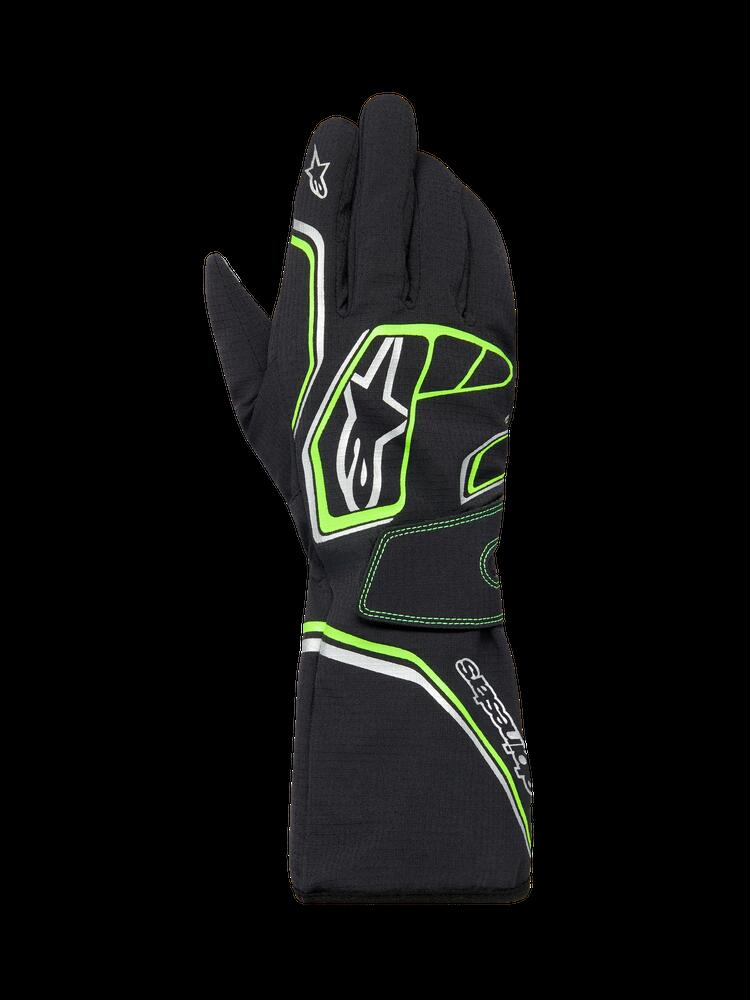 alpinestars(アルパインスターズ)　TEMPEST V3 Waterproof OTHER GLOVES BLACK FLUO GREEN サイズ：S 品番：3550626-167-S｜ななこ屋２号店