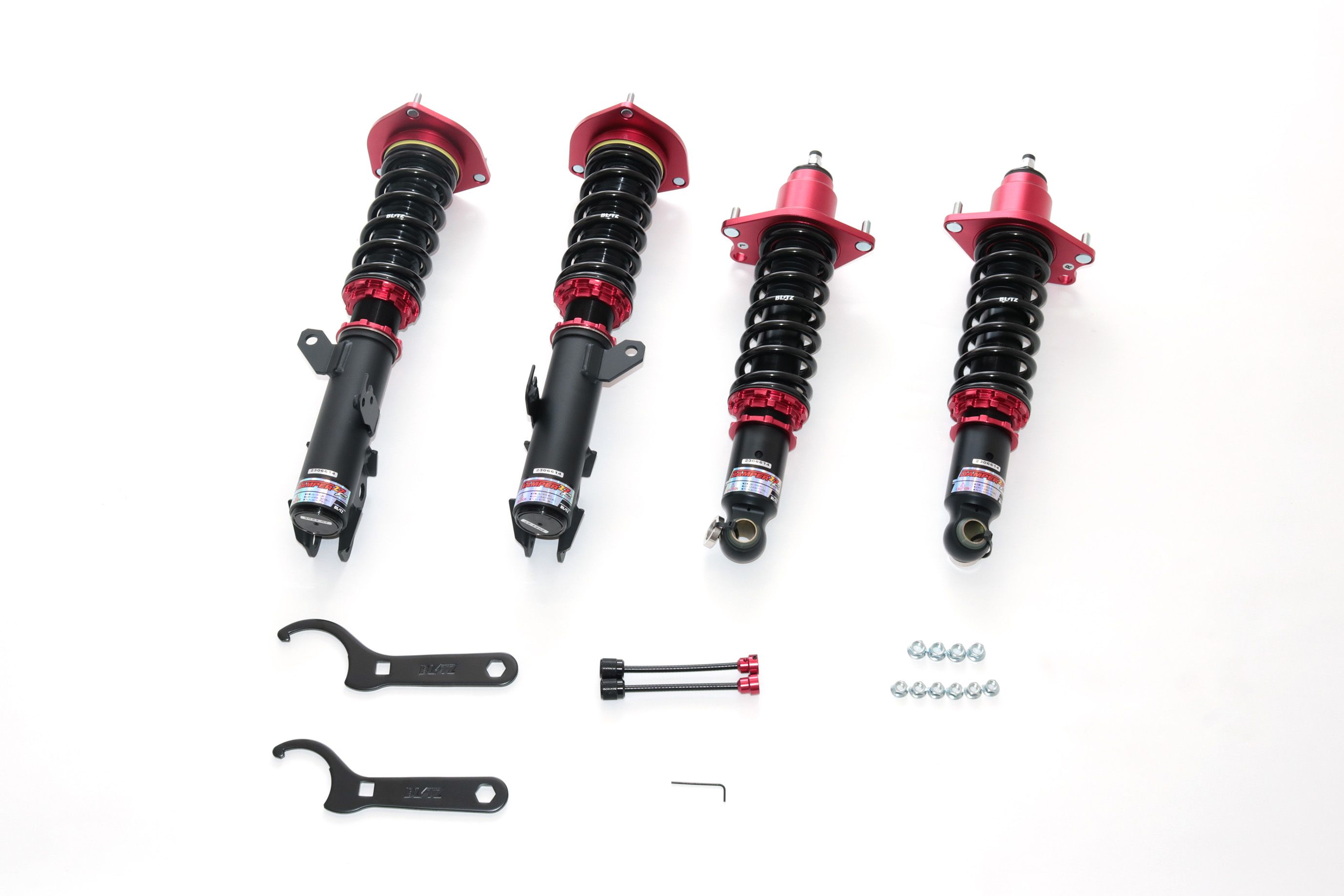 BLITZ(ブリッツ) 車高調キット ZZ-R トヨタ カローラフィールダー NZE141G/ZRE142G 06/10-12/05 品番：92461