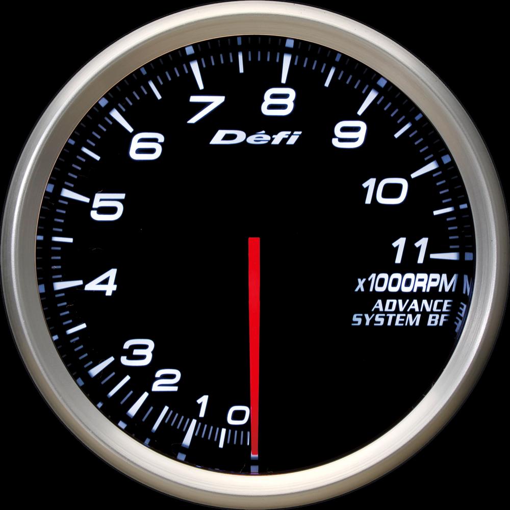 Defi(デフィ) ADVANCE BF φ80 タコメーター11000rpm ホワイト照明　品番：DF11001