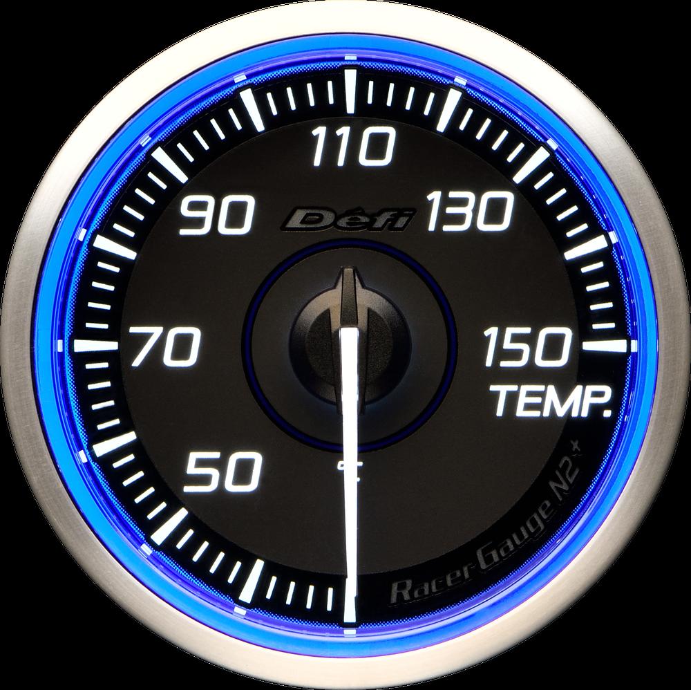 Defi(デフィ) RacerGauge N2Plus φ60 温度計(TEMP) 【ブルーモデル】 品番:DF19701|ななこ屋2号店