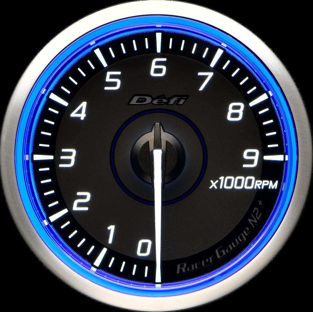 Defi(デフィ) RacerGauge N2Plus φ60 タコメーター9000rpm 【ブルーモデル】 品番：DF19901