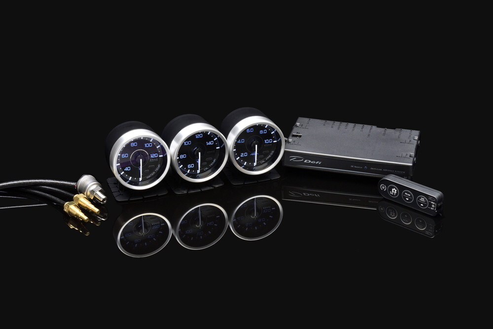 Defi(デフィ) ADVANCE A1 Triple Meter パッケージ 60φ【油圧・油温・水温・コントロールユニットSE】 品番:DF20001|ななこ屋2号店