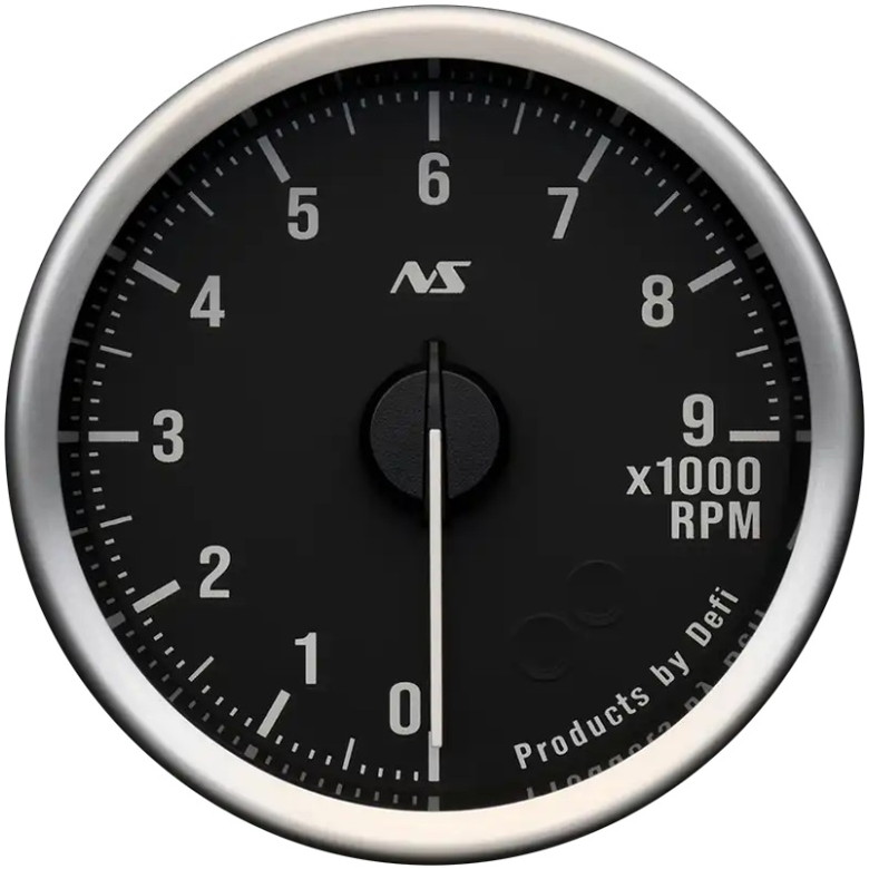 Defi(デフィ) Linkメーター ADVANCE RS2 タコメーター 9000rpm 【60Φ 70sホワイト照明/文字板ブラック】 品番:DF21902|ななこ屋2号店