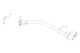 [個人宅配送可能] FUJITSUBO(フジツボ) マフラー A-K ダイハツ ウェイク DBA-LA700S NA 2WD 2014/11- 品番：740-71301