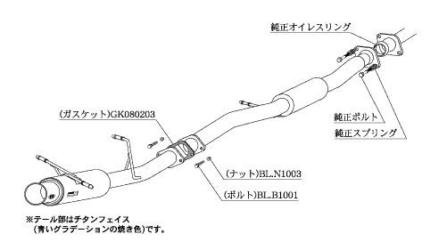 柿本 改 マフラー Regu.06&R スバル インプレッサ E/GF-GC8 92/11-00/8 ※配送先制限あり 品番：B21302