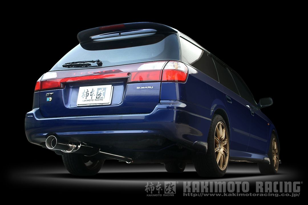 [個人宅配送可能] 柿本 改 マフラー Kakimoto.R スバル レガシィツーリングワゴン GF/TA-BH5 98/6-03/5 品番：BS323
