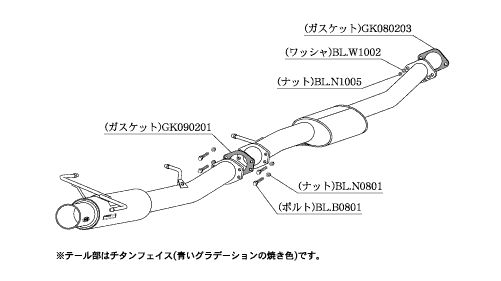 柿本 改 マフラー Regu.06&R 日産 スカイライン クーペ(2ドア) E-ECR33 93/8-98/5 ※配送先制限あり 品番：N21307
