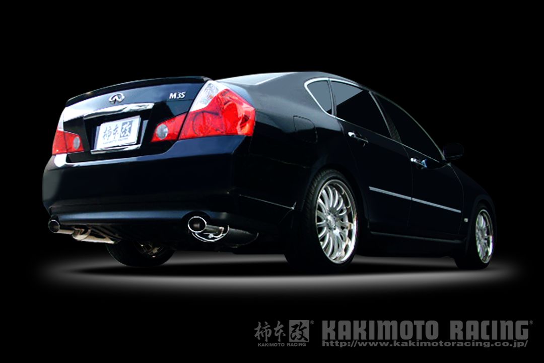 [個人宅配送可能] 柿本 改 マフラー KRnoble Ellisse クリスタルAB 日産 フーガ CBA-PY50 04/10-07/12 品番：N51374B