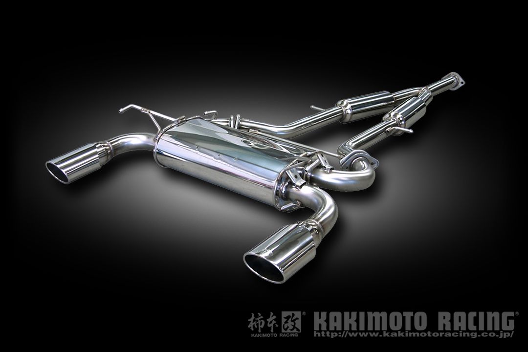 柿本 改 マフラー KRnoble Ellisse ブラックダイヤ 日産 スカイラインクロスオーバー DBA-J50 10/4-16/6 ※配送先制限あり 品番：N52386C