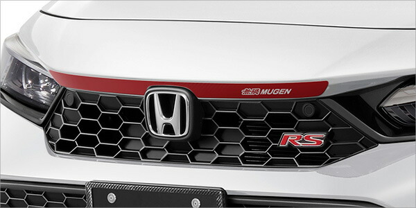 楽天市場】MUGEN(無限) フロントグリルデカール レッド シビック