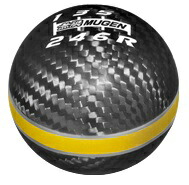 MUGEN(無限) カーボンシフトノブ イエロー シビック FL5 22/09- 品番：54102-XLT-K2S0-YE
